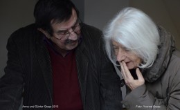 Günter Grass und Anna Schwarz 2013. Foto: Yvonne Grass